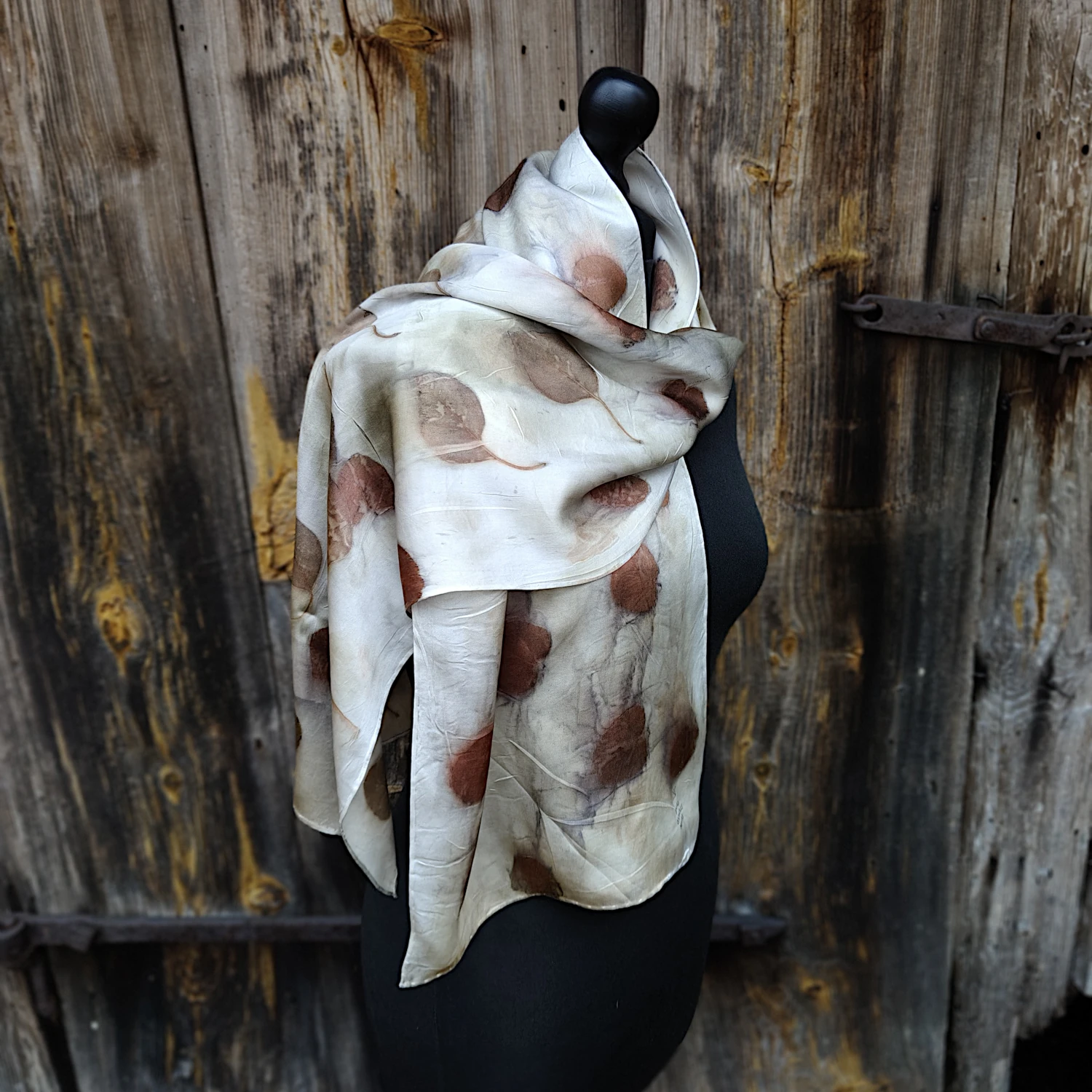 Szal jedwabny poranny szept