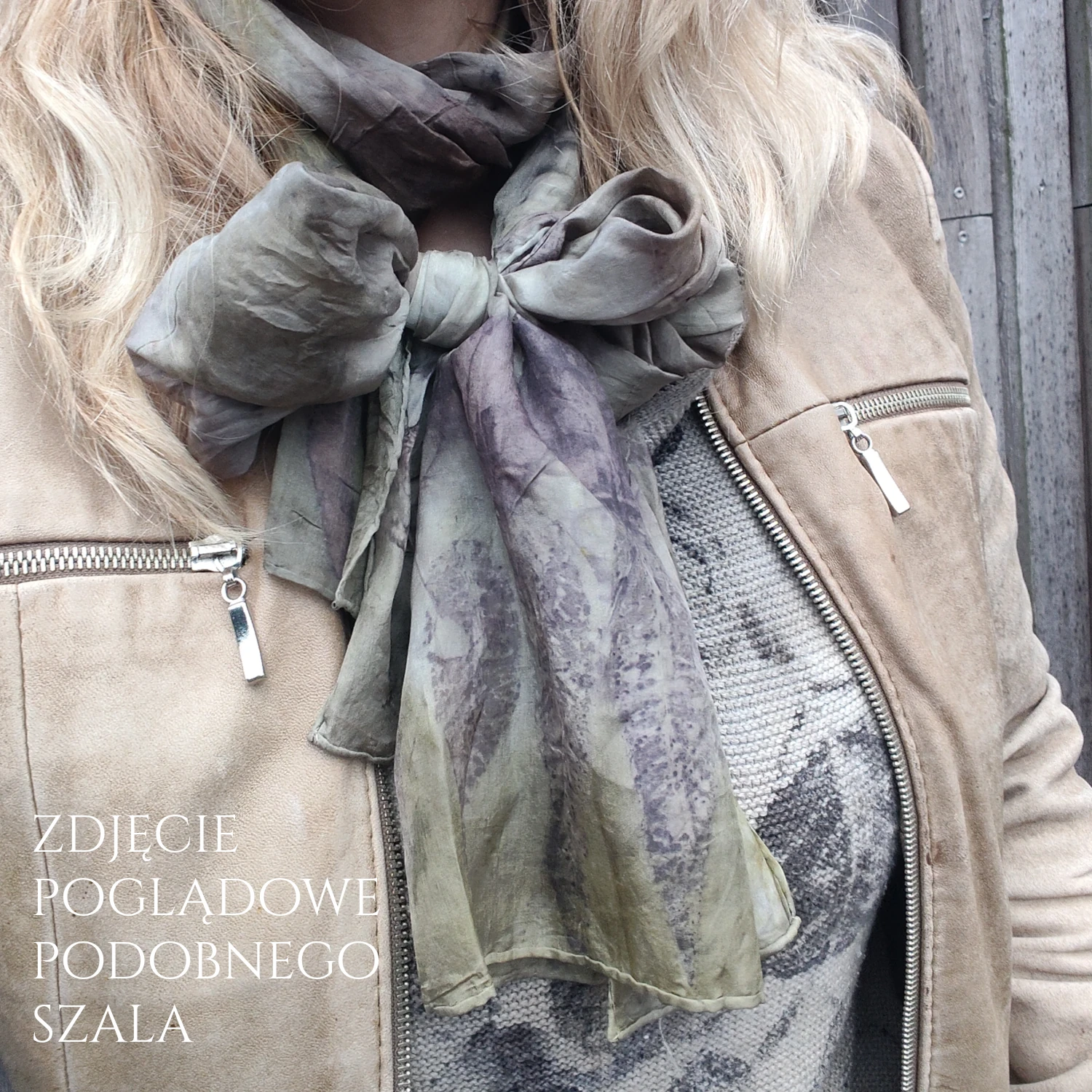 szal cienki pogląd