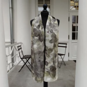 Szal jedwabny Różany Ogród