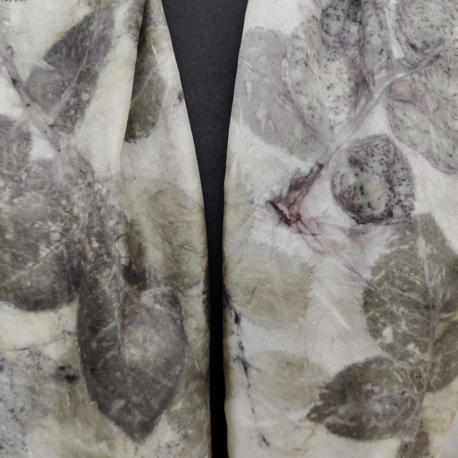 Szal jedwabny Różany Ogród - obrazek 4