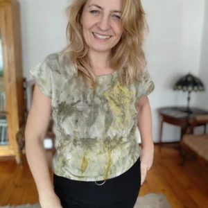 koszulka kwiat nawłoci przód