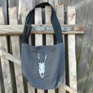 Torba prosto z lasu szara